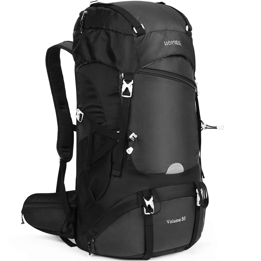 HOMIEE 50L Hiking Backpack Travel Bag Waterproof Campin