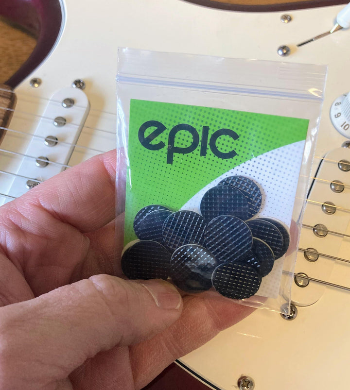 20-Pack Grips for Guitar Picks Stop Dropping your Guitar Picks while Playing Non-sticky Stays in your Hand (comes with grips only)