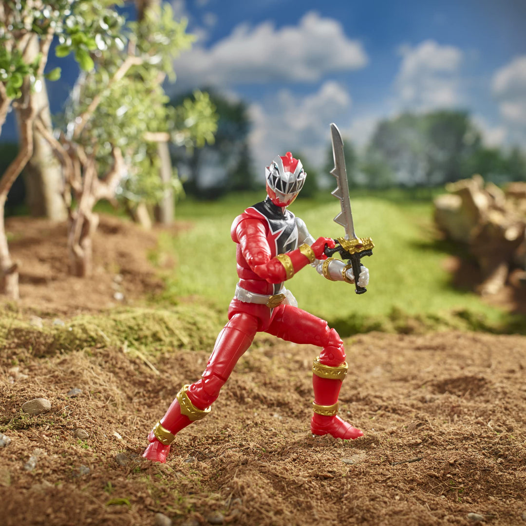 Lightning Collection Dino Fury Red Ranger 6-Inch Premium Collectible Action Figure Toy