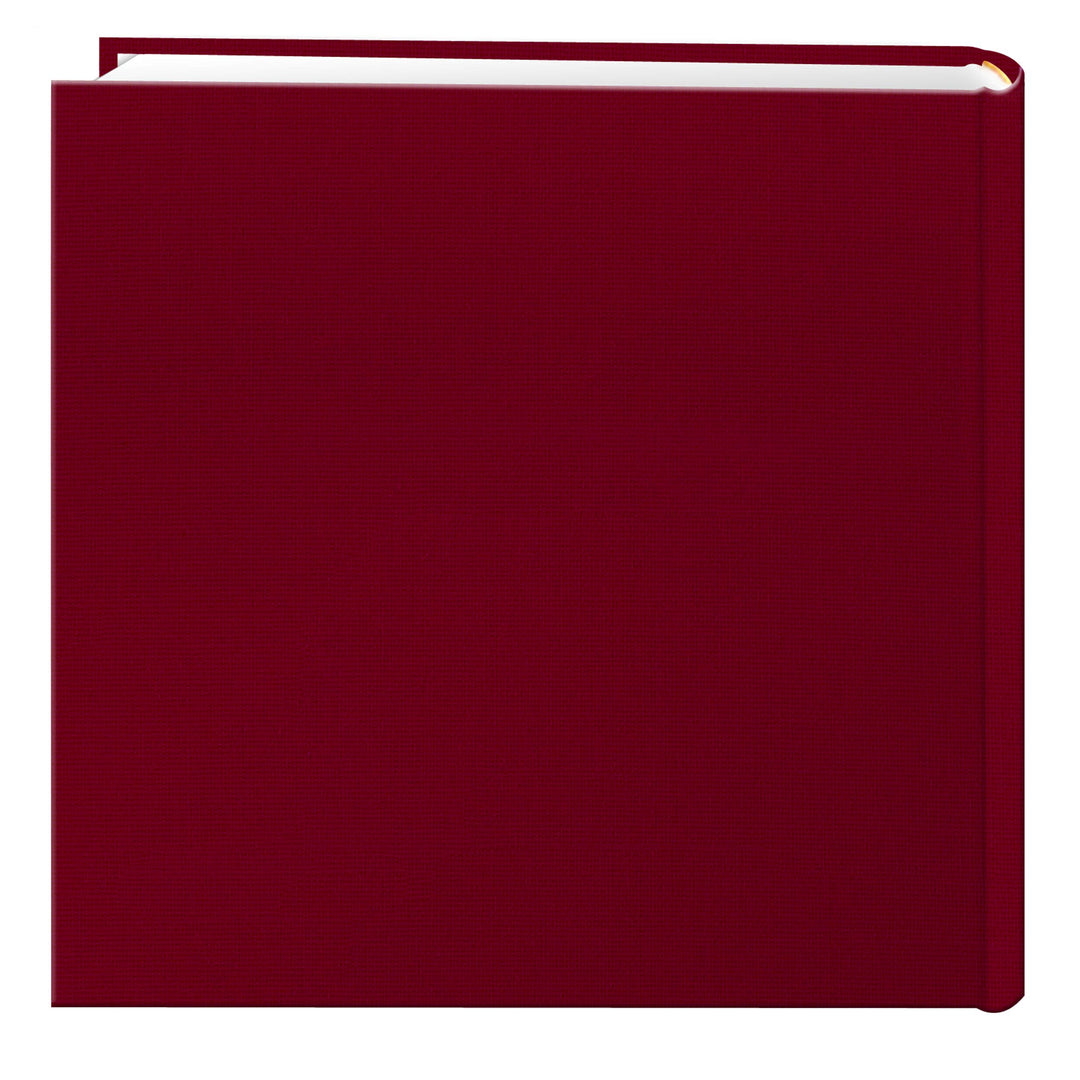 Fabric Frame Cover Photo Album 200 Pockets Hold 4x6 Photos, Champion Burgundy