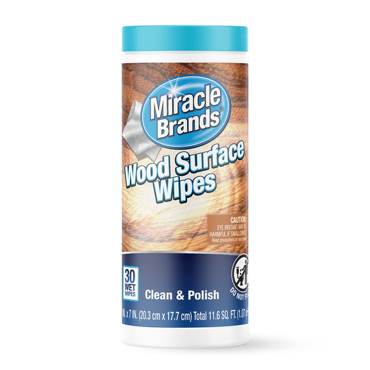 MiracleWipes for Wood Surfaces - Remove Dirt and Grime 
