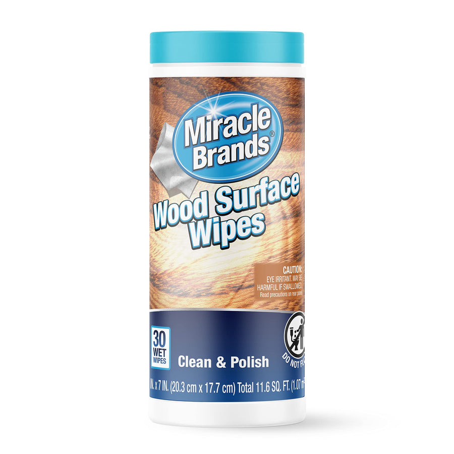 MiracleWipes for Wood Surfaces - Remove Dirt and Grime 