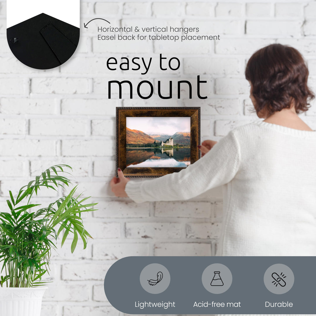 PH43835-5 Traditional Picture-Frames, 8 by 10-Inch, Bronze