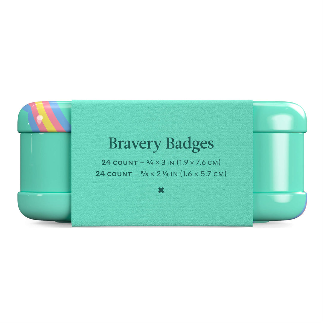 Welly Kids Bravery Badges Assorted Rainbow Flex Fabric 