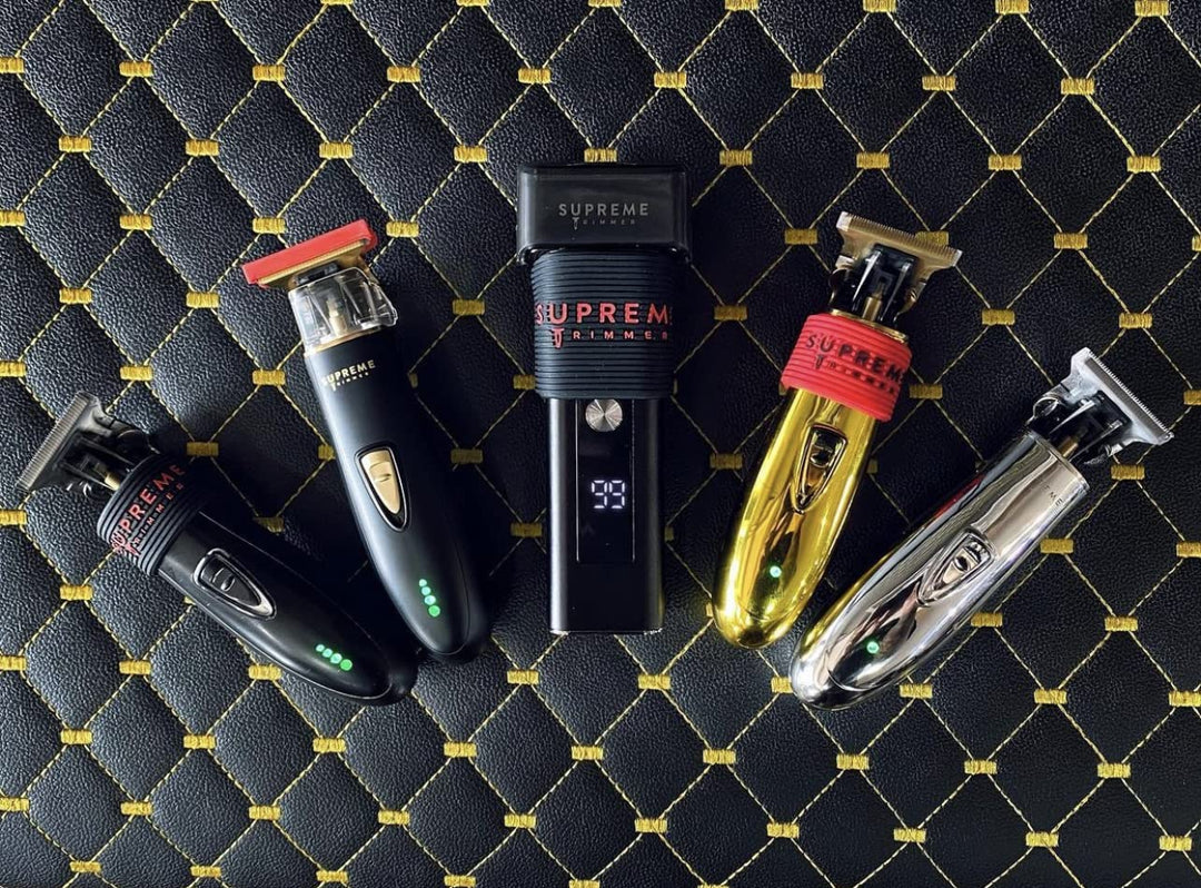 by Supreme Trimmer - Professional Barber Grippers ( 5 Piece ) Non Slip Clipper Bands SGR50 Barber Sleeve for Hair Clipper - Barber Hair Trimmer Grip