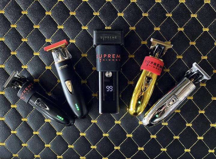 by Supreme Trimmer - Professional Barber Grippers ( 5 Piece ) Non Slip Clipper Bands SGR50 Barber Sleeve for Hair Clipper - Barber Hair Trimmer Grip