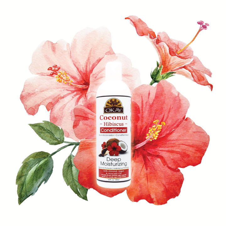 Coconut Conditioner Hibiscus 12 Ounce