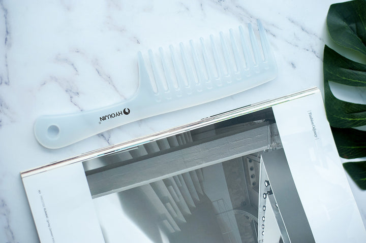 HYOUJIN Wide Tooth Comb Detangling Hair Brush Paddle Ha