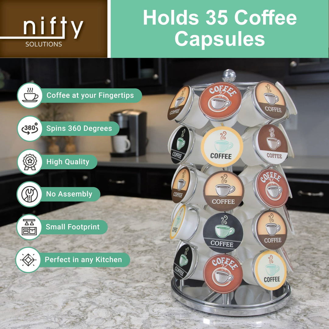 Nifty K Cup Holder – Compatible with K-Cups, Coffee Pod