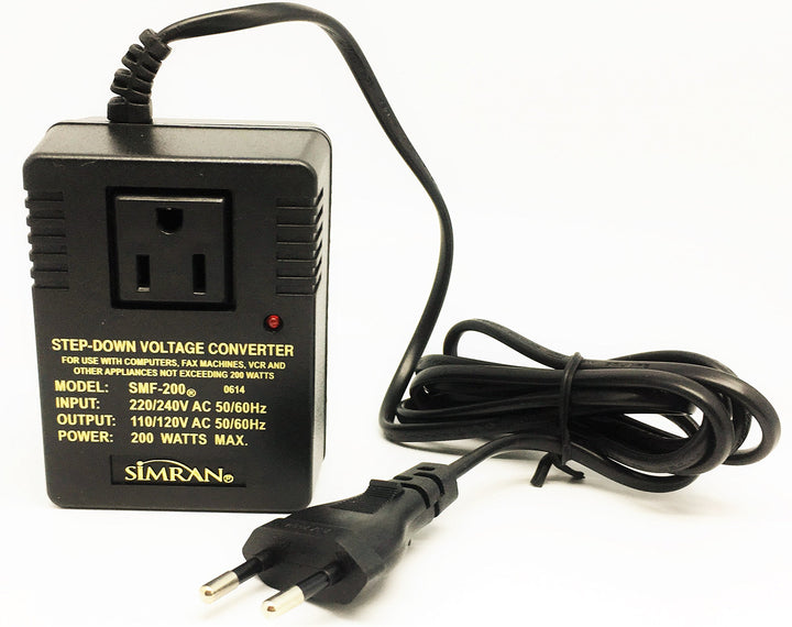 Simran SMF-200 Deluxe 200 Watts Step Down Voltage Conve