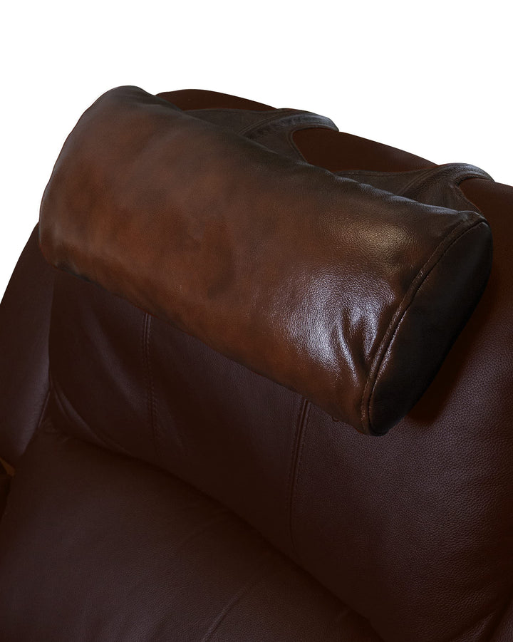BOWERBIRD Genuine Leather Recliner Head Pillow-Head and