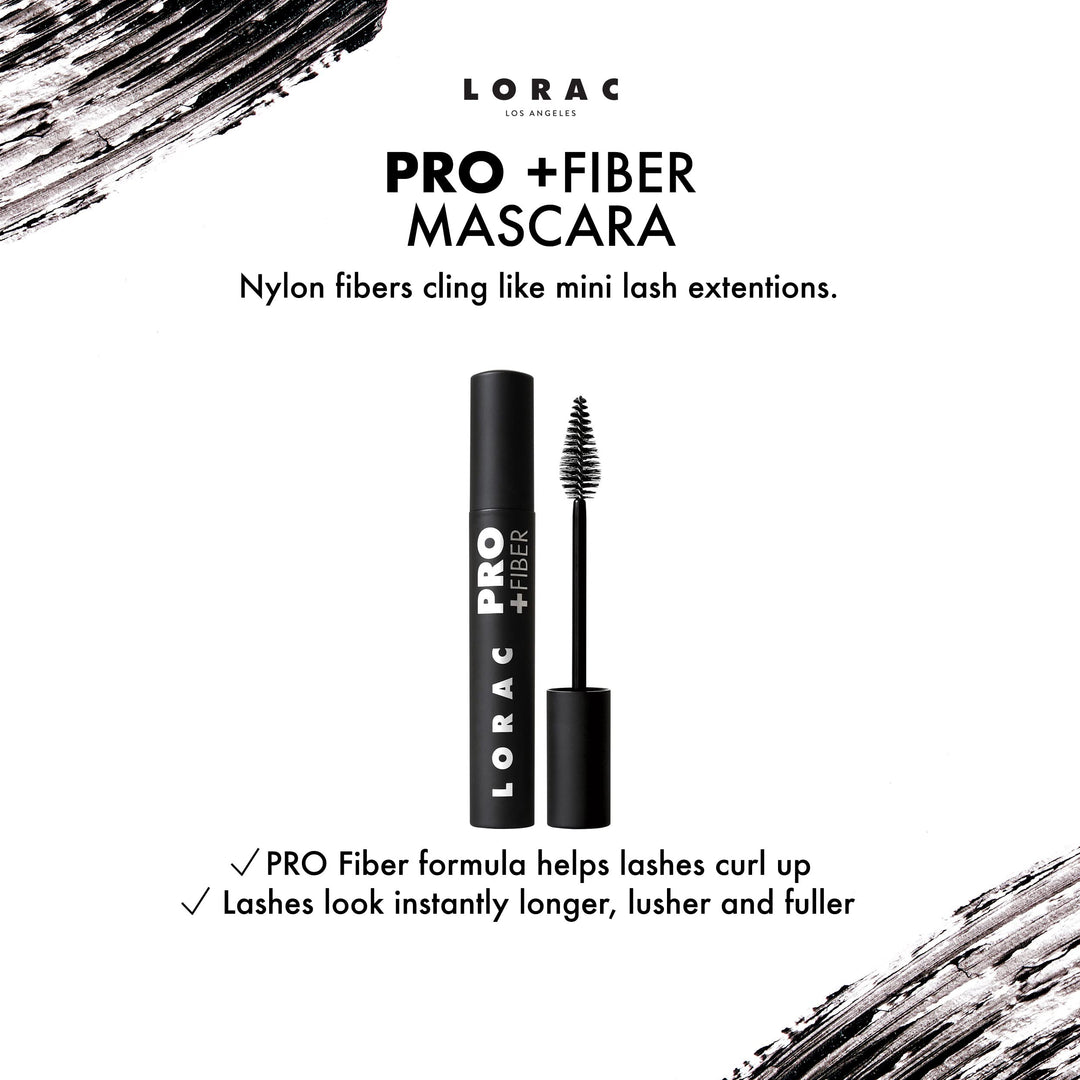 Lorac Pro Plus Fiber Mascara - Black - 0.52 Oz.