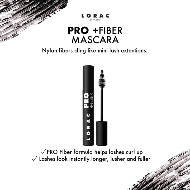 Lorac Pro Plus Fiber Mascara - Black - 0.52 Oz.