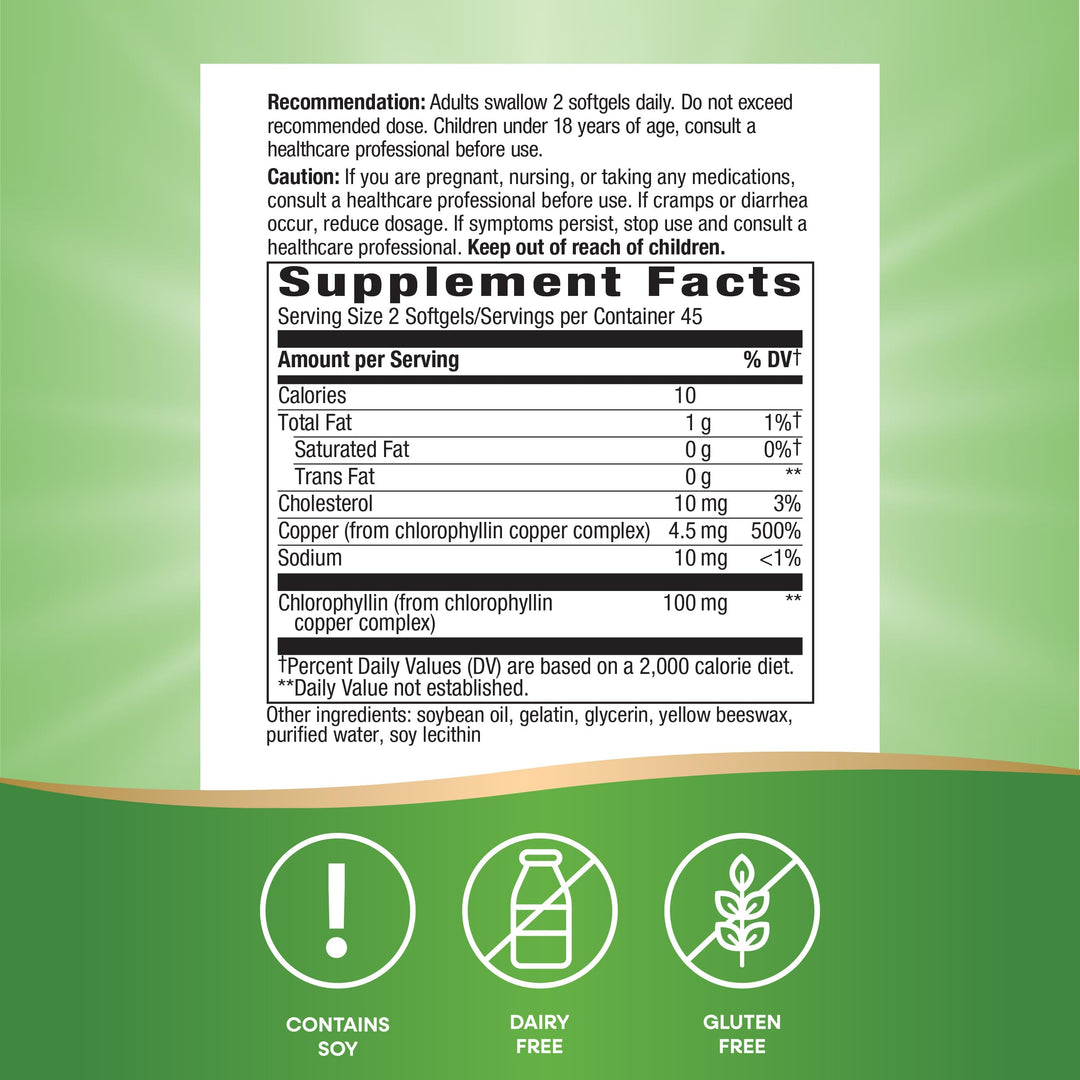 Nature’s Way Chlorofresh Chlorophyll Concentrate, Suppo