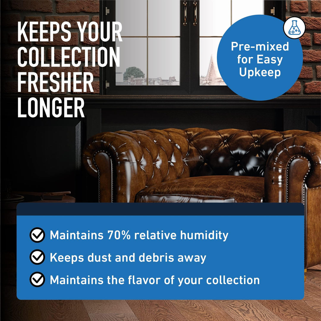 Essential Values Humidor Solution - Cigar Humidor Packe
