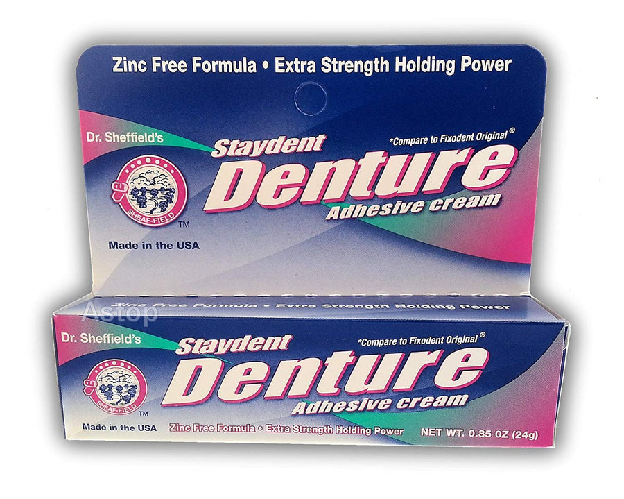 Dr Sheffield's STAYDENT, extra strength Denture Adh