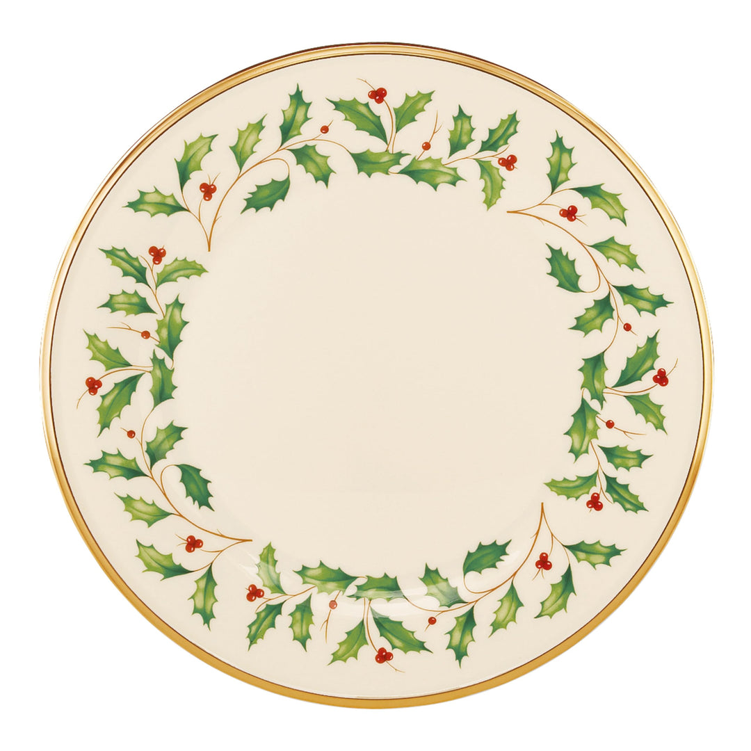 Lenox 146504000 Holiday 10.5 Dinner Plate, 1.65 LB, Red