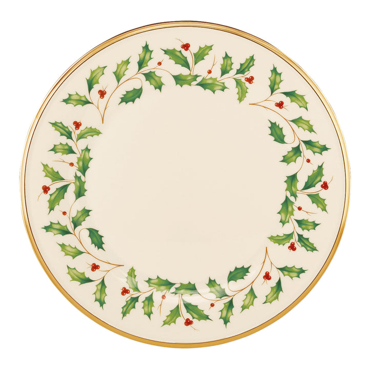Lenox 146504000 Holiday 10.5 Dinner Plate, 1.65 LB, Red