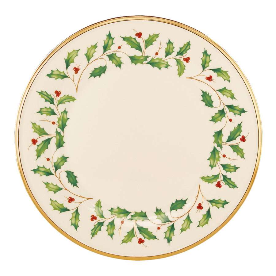 Lenox 146504000 Holiday 10.5 Dinner Plate, 1.65 LB, Red