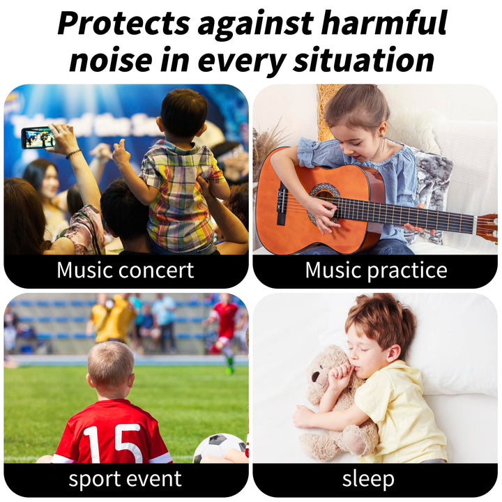 Ear Plugs for Sleeping, Noise Reduction Reusable Earplu