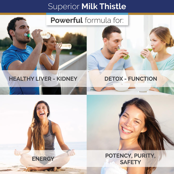 Superior Labs Milk Thistle NonGMO - 80% Silymarin Flavo