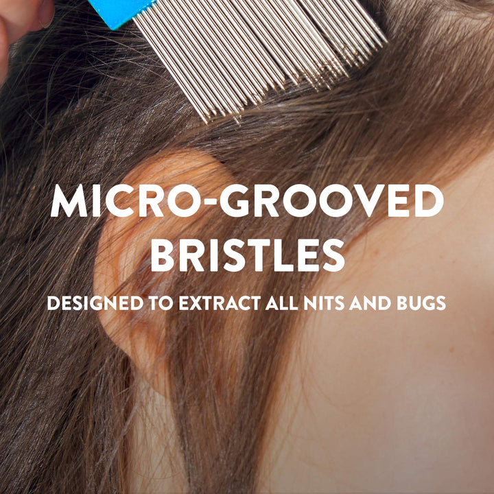 Lice Lifters Nit Removal Comb-professional Microgroved Steel Louse and Nit Comb for Head Lice Treatment, Removes Nits. Best Results If Used with Lice Lifters Lice Treatment Solution and Lice Lifters Nit Removal Mousse. Head Lice Will Be Killed in Min
