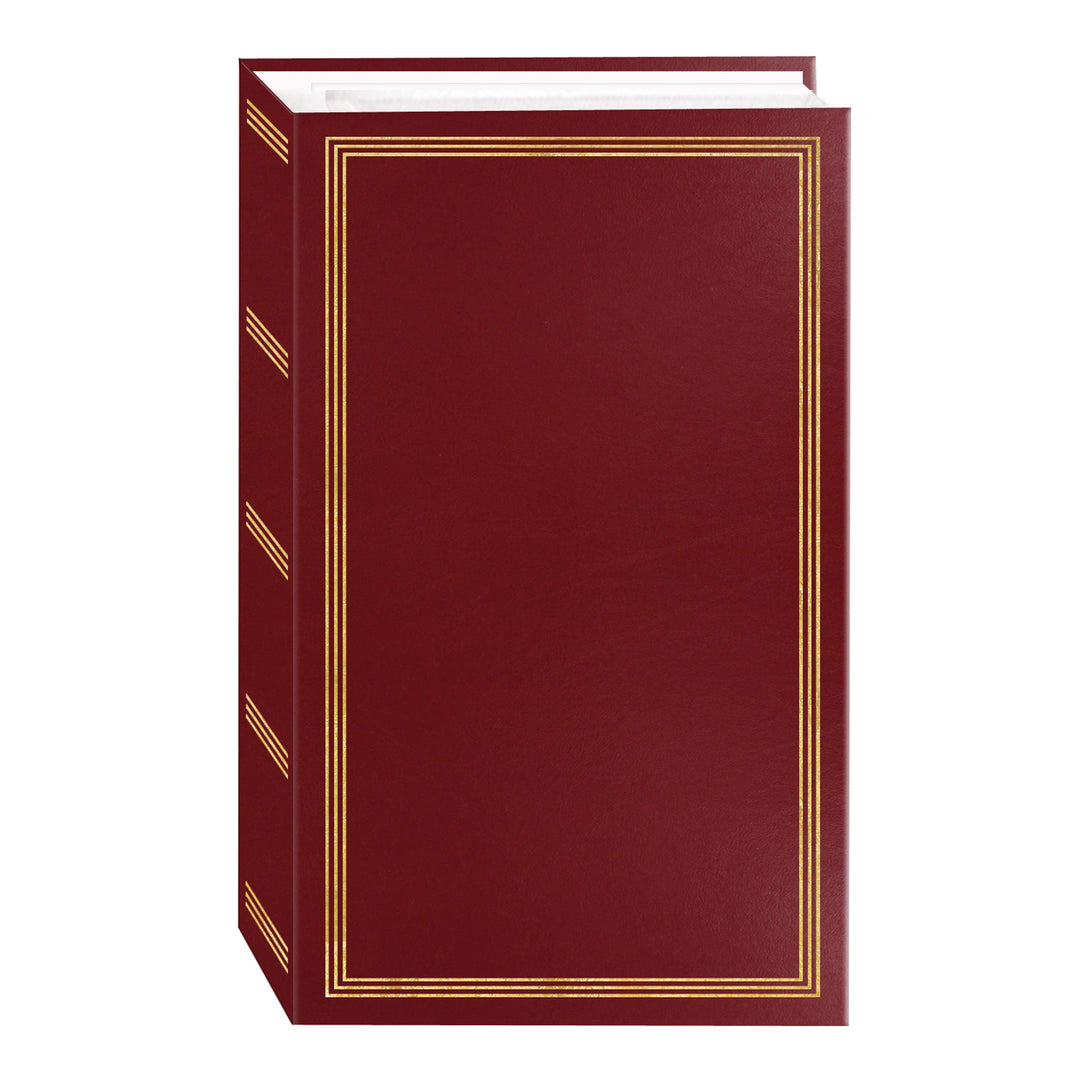 3-ring pocket BURGUNDY album for 504 photos - 4X6