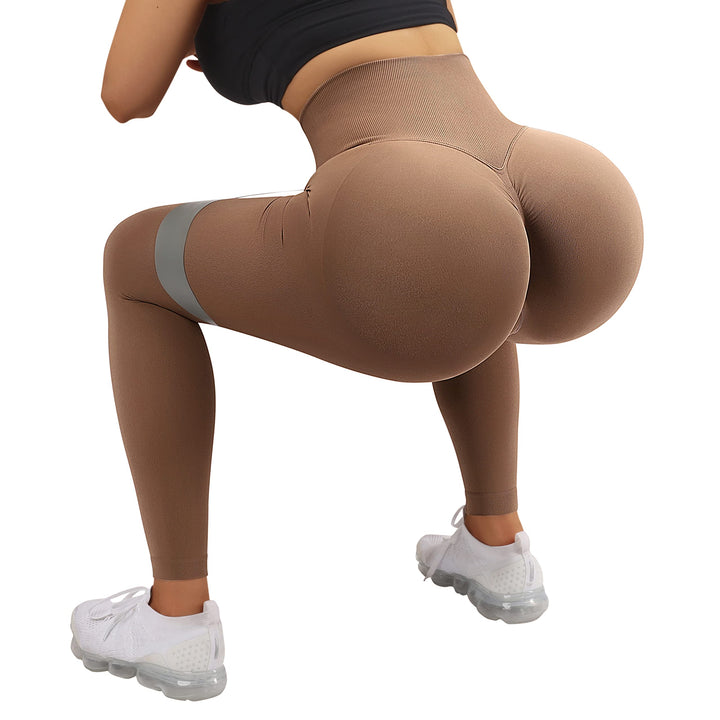 OMKAGI Women Scrunch Butt Lifting Leggings Seamless Hig