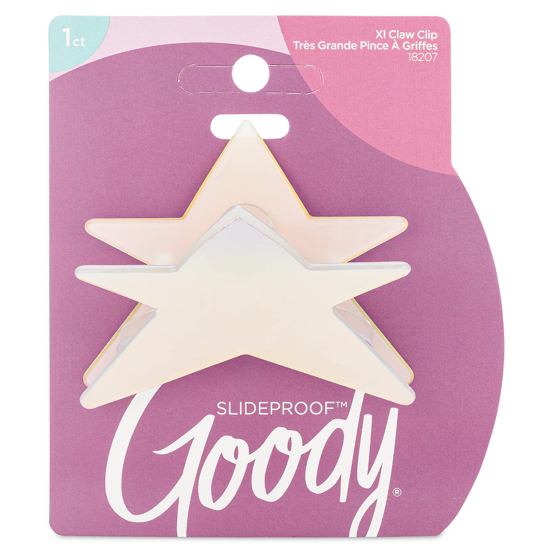 Goody Large Fashion Hair Combs - 2 Count, Nostalgia Assorted - SlideProof Grip Secures Hair Effortlessly - Great Comb for Pulling Hair - Pain-Free Hair Accessories for Women, Men, Boys, &amp; Girls