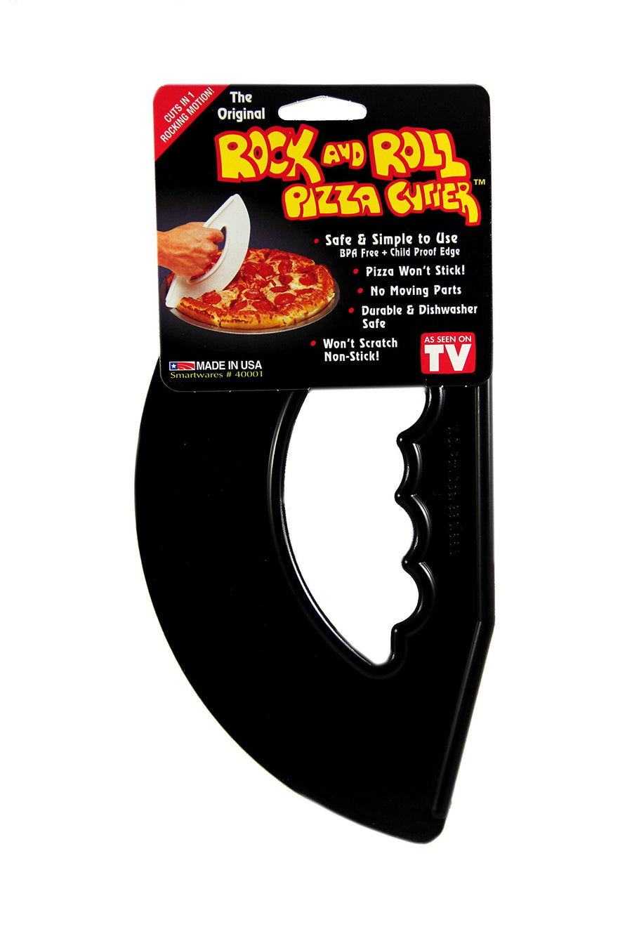 Black : Rock'n Roll Pizza Cutter Black