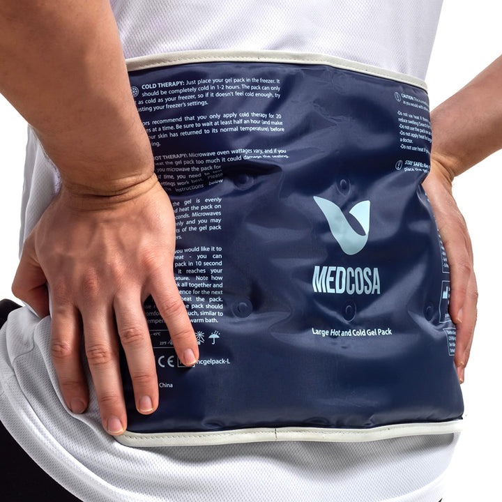 Medcosa Large Gel Ice Pack | Flexible Hot or Cold Pack 