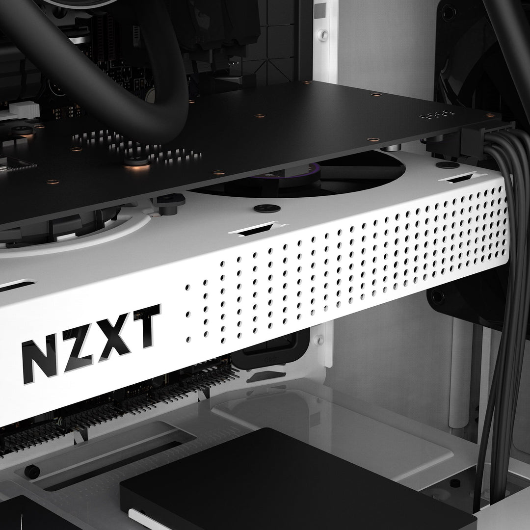 Kraken G12 - GPU Mounting Kit for Kraken X Series AIO - Enhanced GPU Cooling - AMD and NVIDIA GPU Compatibility - Active Cooling for VRM, White