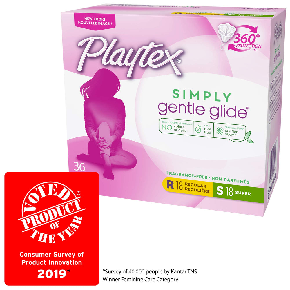 Playtex Simply Gentle Glide Multipack Unscented Tampons