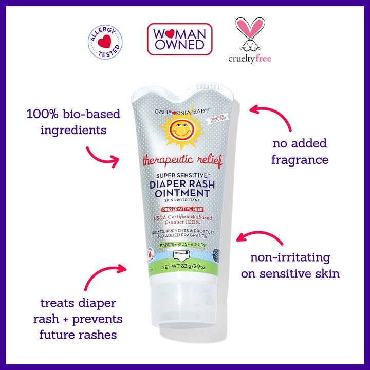 Diaper Rash Cream - Unscented Super Sensitive - 2.9 oz