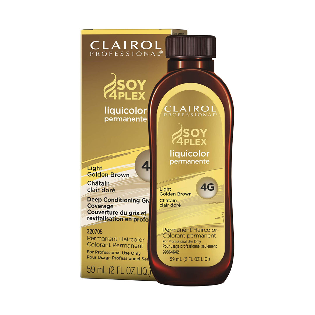 Permanent Liquicolor for Hair, 4g Light Gold Brown, 2 oz.