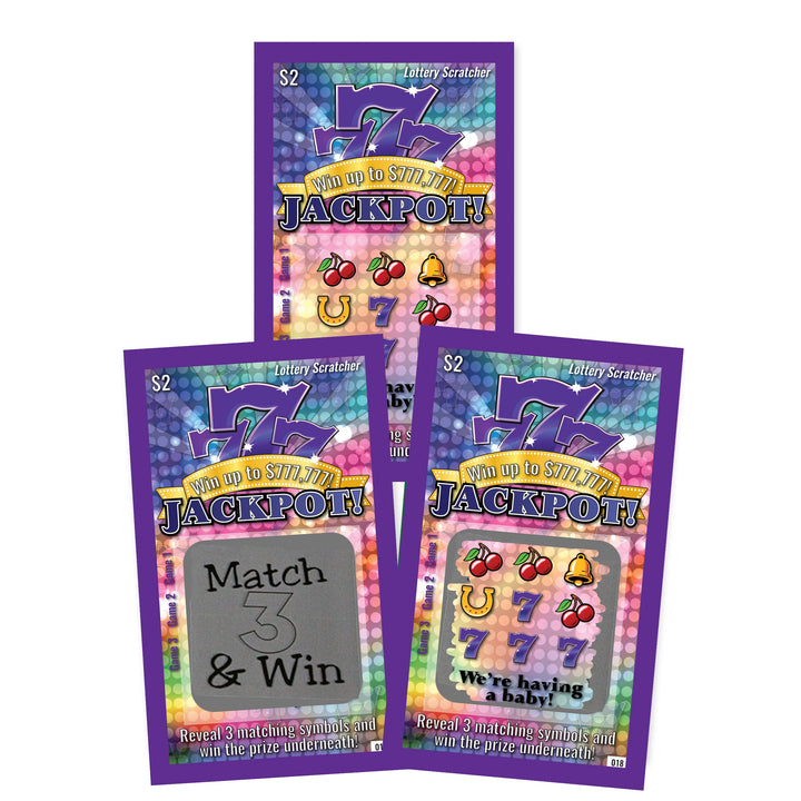 My Scratch Offs 5 Cards Adult Scratch Off Lotto Fake Tr