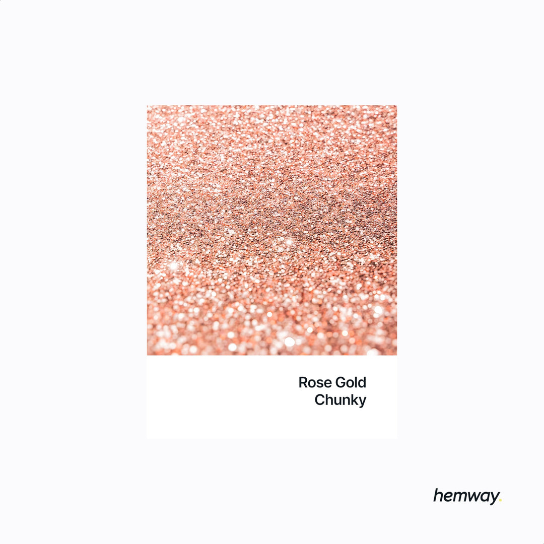 Rose Gold: Chunky Premium Multi Purpose Glitter 1/40 0.025 0.6Mm 625 Microns Dust/Powder 100G/3.5Oz For Crafts Cosmetic Wine Glass Face Art Nail Skin Beards Festival (Ros