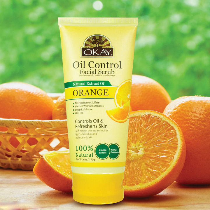 Facial Scrub, Orange, 6 Ounce