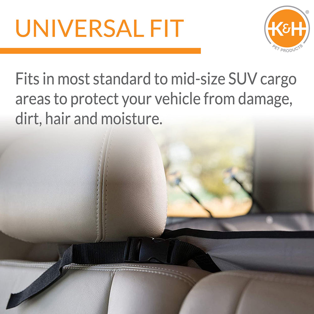 Quilted Cargo Cover Gray Standard/Mid-Size Vehicle 54 Inches