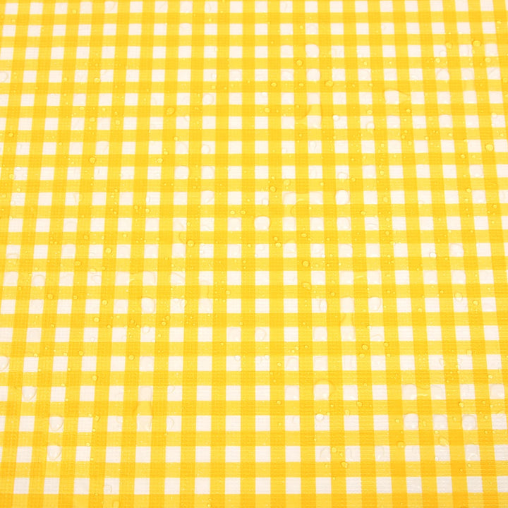 Vinyl Tablecloth with Flannel Backing Waterproof Oil-Proof,PVC Table Cloth Stain-Resistant Wipeable Rectangle Table Cover for Indoor and Outdoor- Size: (Yellow,60X90 Inch)