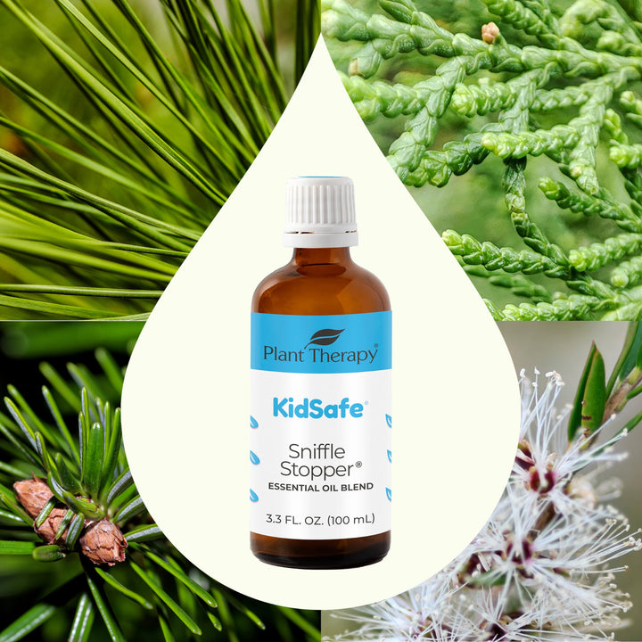 KidSafe Sniffle Stopper Essential Oil Blend 30 mL (1 oz) Respiratory Support Blend 100% Pure, Undiluted, Natural Aromatherapy, Therapeutic Grade