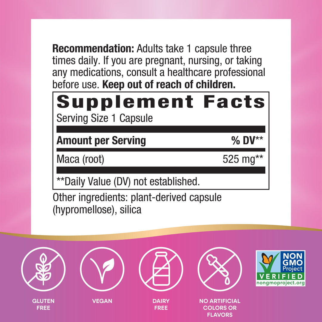 Nature&#39;s Way Maca Root, Traditional Libido Supp