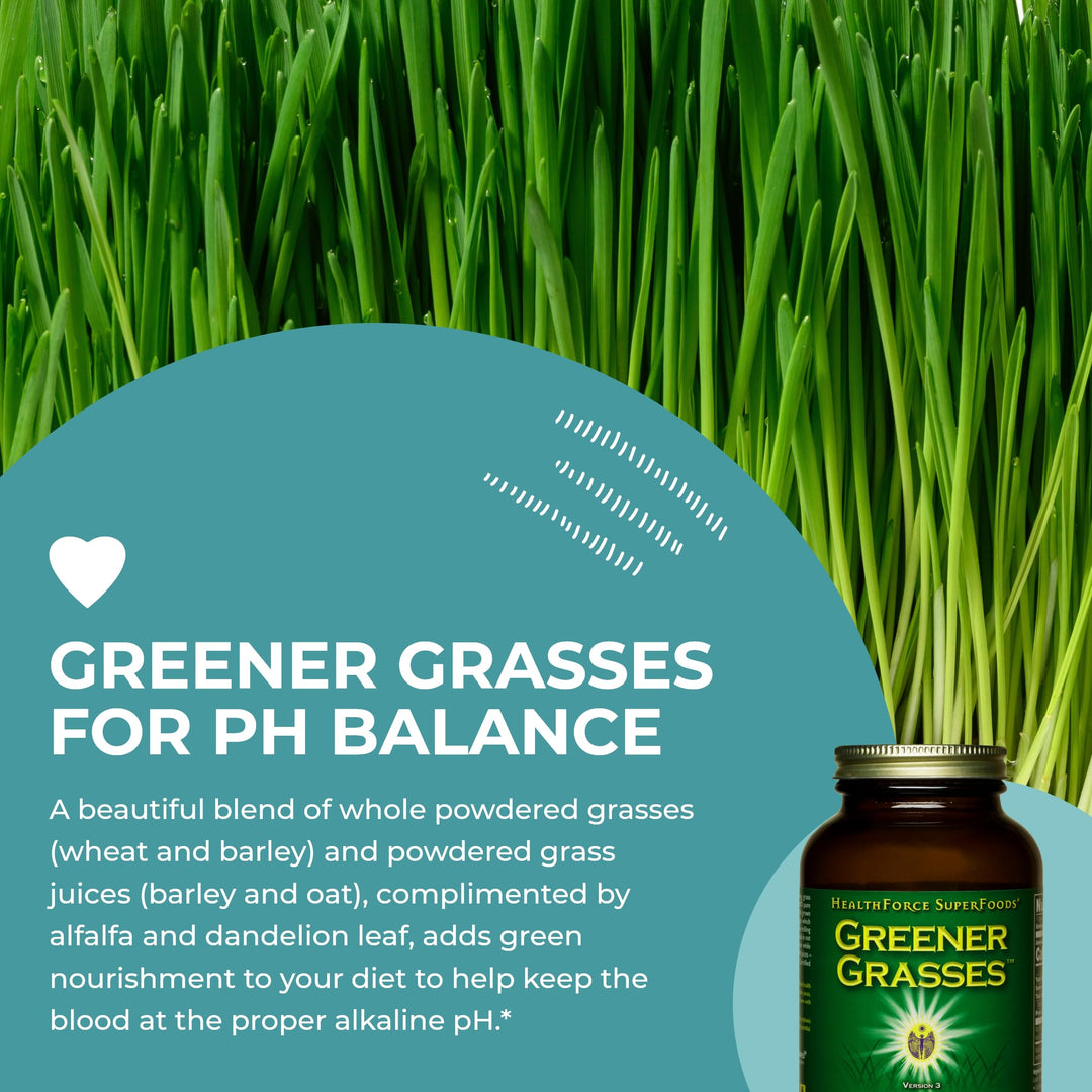 HealthForce SuperFoods Greener Grasses - 10 Oz Powder