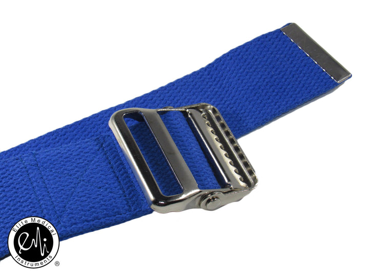EMI 60 Gait Transfer Belt ROYAL with METAL Buckle 100% 