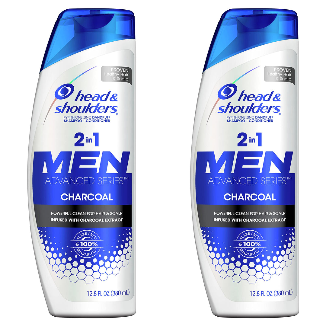 Head &amp; Shoulders Charcoal 2-in-1 Shampoo and Conditioner 12.8 fl oz, Twin Pack