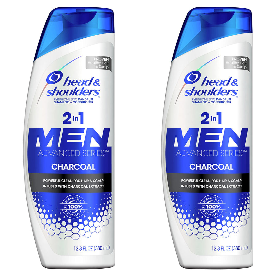 Charcoal 2-in-1 Shampoo and Conditioner 12.8 fl oz, Twin Pack