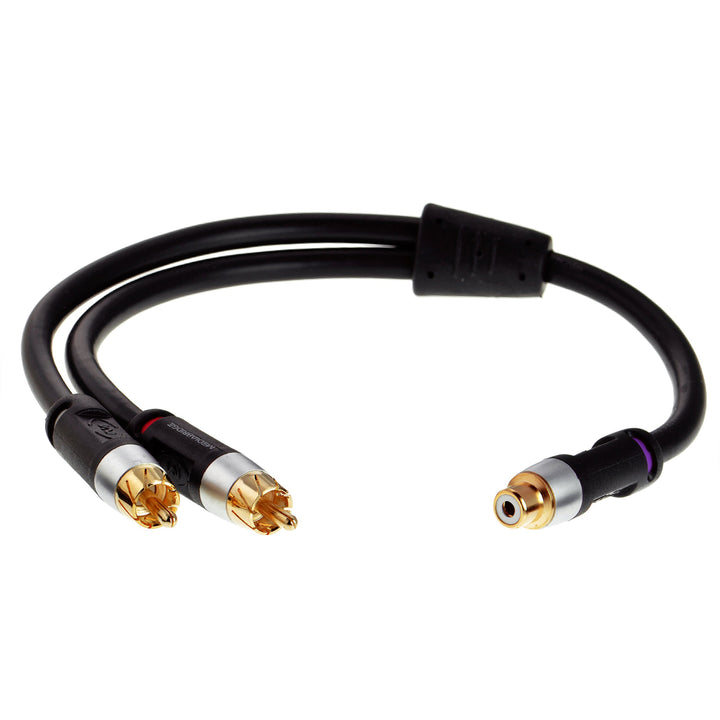 Mediabridge Ultra Series RCA Y-Adapter (12 Inches) - 2-