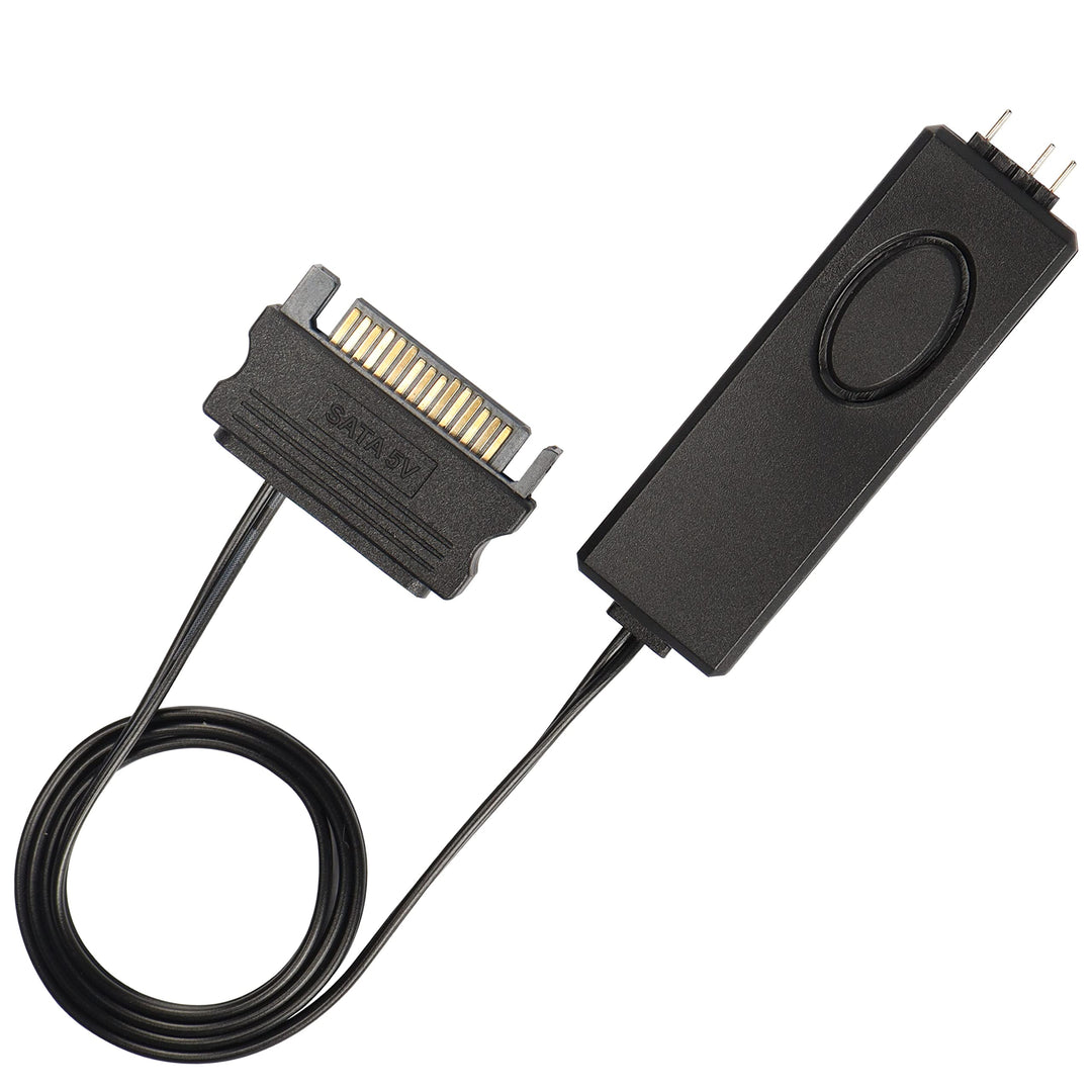 XMSJSIY 5V 3 Pin ARGB Controller RGB Manual Remote Fan 
