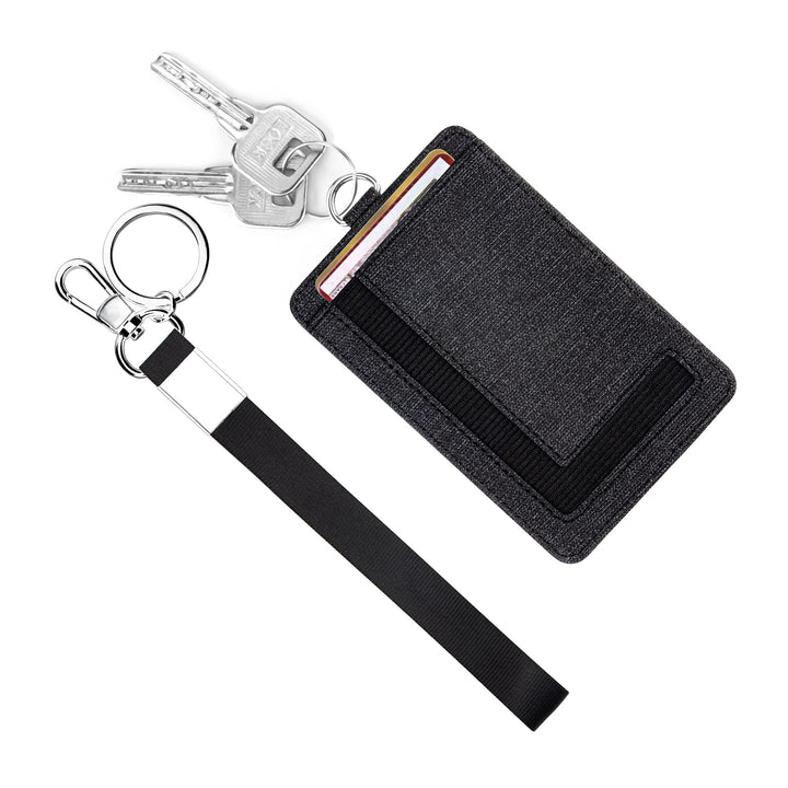 Suweibuke Women Small Wristlet Keychain Wallet Slim Min