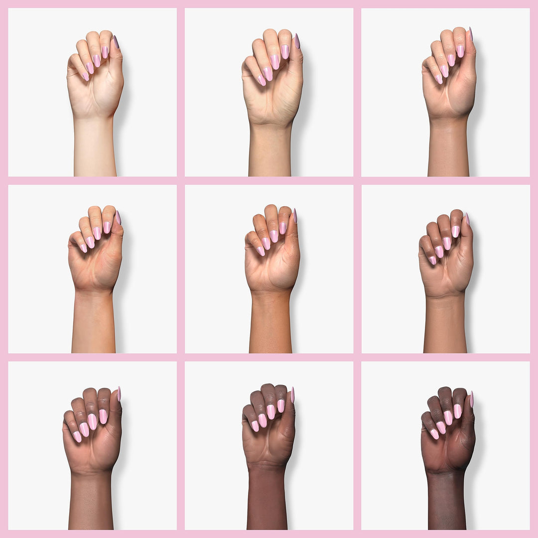 Soak Off U V LED Hema Free Pink Gel Nail Polish - Cake Pop (019) 10ml